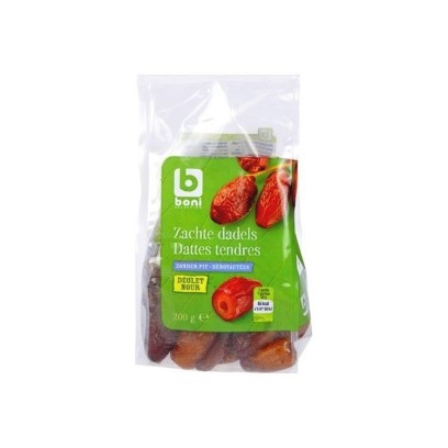 Boni Selection dattes tendres 200 gr EPICERIE CHOCKIES