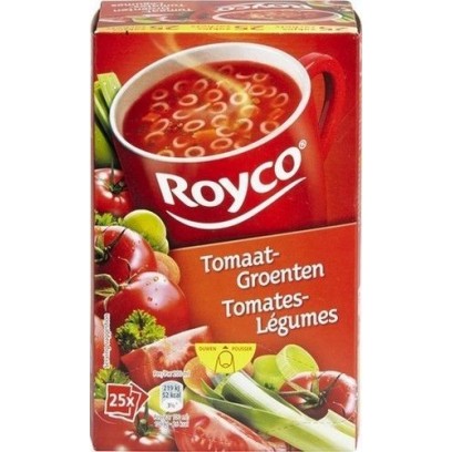 ROYCO Classic soupe tomates - légumes 25 pcs - CHOCKIES