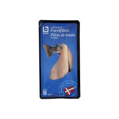 BONI SELECTION filet truite fumée 125 gr  - 1