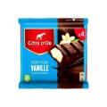 Côte d'Or bâton noir fourré vanille 4x 47,5 gr