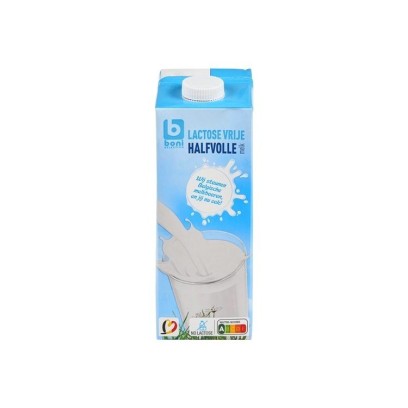Boni Sélection lait demi-écrémé sans lactose 1 L