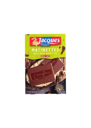 Jacques Matinette chocolat lait noisettes 128 gr