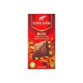 Côte d'Or Bloc noir noisette entière 180 gr