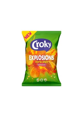 Croky Explosion chips hot & spicy Sriracha 150 gr