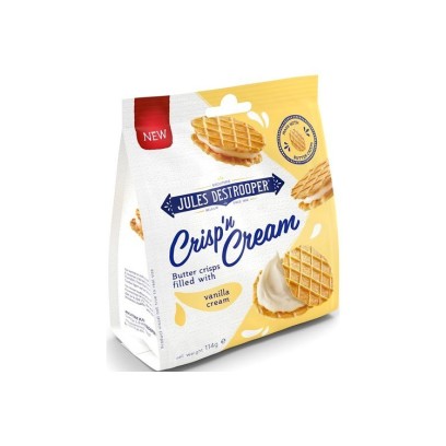 ACW - Jules Destrooper Crisp'n Cream vanille 114 gr