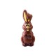 Grand Lapin de Pâques chocolat lait décoré 26 cm 300  gr