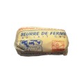 Beurre de ferme au lait cru salé 500 gr