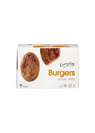 Everyday burgers de poulet 12x 70 gr Livraison surgelé Chockies Group