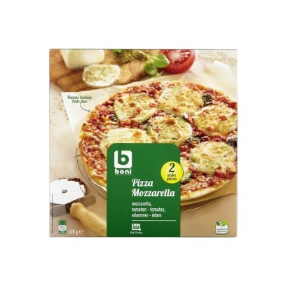 BONI SELECTION pizza mozzarella 2x335gr - Belfreeze