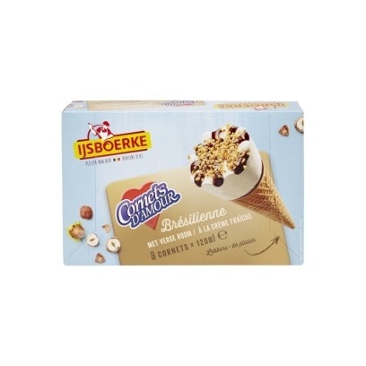 IJSBOERKE Cornet d'Amour Brésilienne 8x120ml BELFREEZE