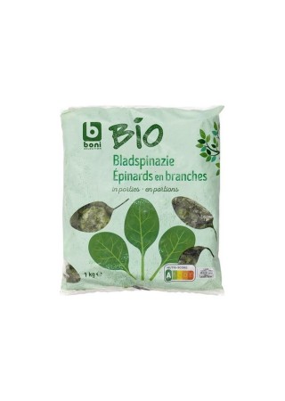 Boni Selection bio épinards en branches 1 kg