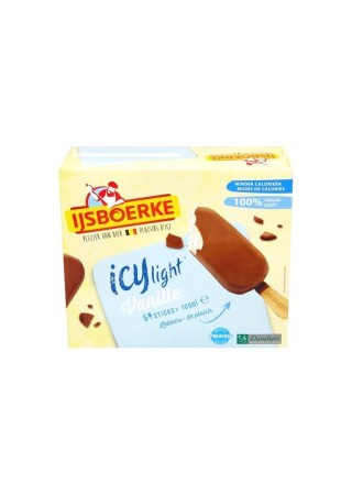 Ijsboerke ICY light glace vanille sticks 6x 100 ml