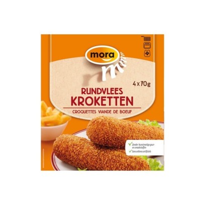 Mora 4 Croquettes Viande de Boeuf 4x 70 gr