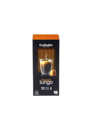 Graindor café Lungo Piano 20 capsules CHOCKIES belgique
