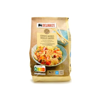 D - Delhaize nouilles sautées orientales poulet légumes 1kg