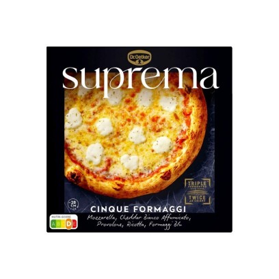 Dr Oetker Suprema cinque formaggi pizza 424 gr