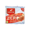 X - Cote d'Or zero baton lait fourré cacao 4x 50 gr