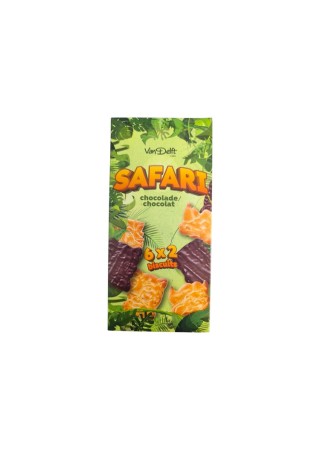 Van Delft Safari chocolate negro 6x 2 galletas 225 gr
