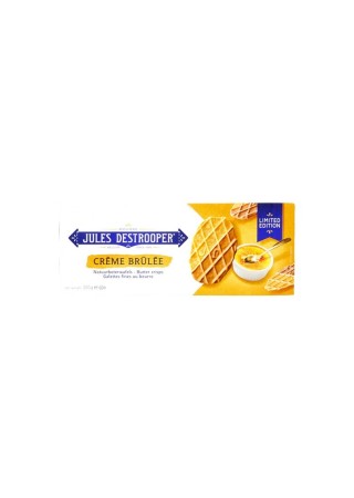 Galletas de mantequilla finas Jules Destrooper sabor crème brûlée 100 g