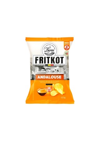 Lucien Fritkot Andalusian Flavored Chips Anda 125g CHOCKIES GROUP BELGIUM