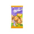 Milka 13 huevos de Pascua praliné de chocolate blanco 81g