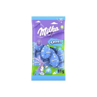 Milka 13 Ostereier, Oreo-Milchschokolade, 81 g, Schokoladen-Gruppenshop