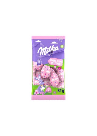 Milka 13 weiche Milchschokoladen-Ostereier 81g Schokoladengruppe