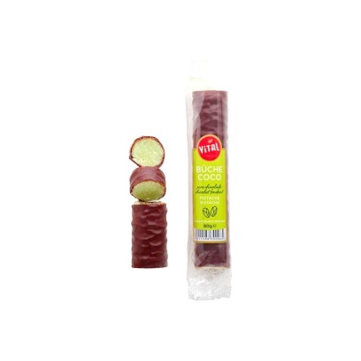 Vital bûche coco chocolat fondant pistache 80 gr