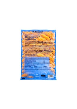 Tiras de pollo empanizadas Rucofoods 1 kg congelado entrega Chockies