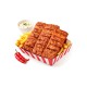 snaky mexicain street food en barquette avec frites snack croustillant prêt rapidement repas rapide gourmand