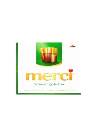 Merci crispy chocolat amande assortiment 250 gr CHOCKIE