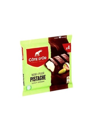 Côte d'Or bâton chocolat noir pistache 4x 47 gr CHOCKIE