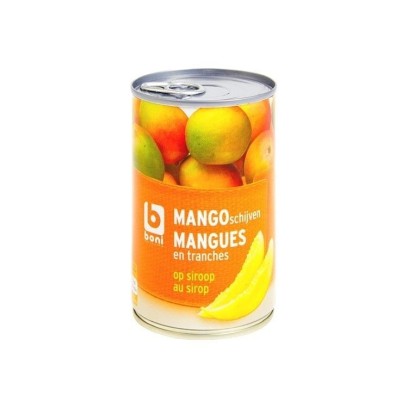 Boni Selection mangue tranche sirop 425 gr CHOCKIES