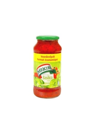 Miracoli sauce pour pâtes Basilico 750 gr CHOCKIES