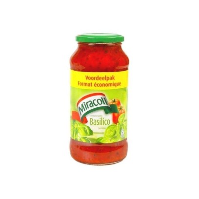Miracoli sauce pour pâtes Basilico 750 gr CHOCKIES