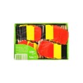 Sier pics (cure-dents) drapeau belge 144 pcs